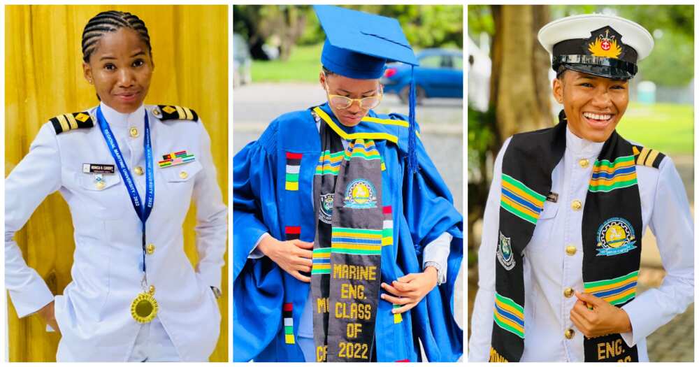 Monica Nancy Candny, a Regional Maritime University graduate has announced bagging first class in Marine Engineering