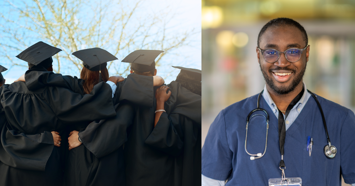 Ghanaian nurse graduates from Garden City University College with first-class after failing exams