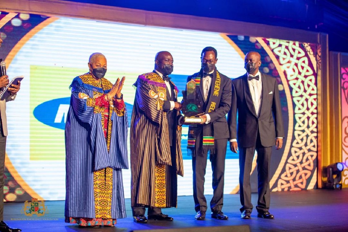 MTN Ghana adjudged business of the decade by Millennium Excellence Foundation
