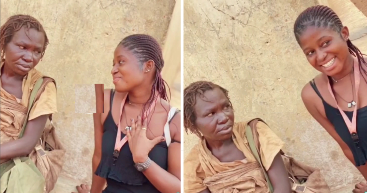 Ghanaian lady with mentally-ill mother