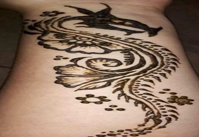 How to make Dragon tattoo with mehndi  YouTube