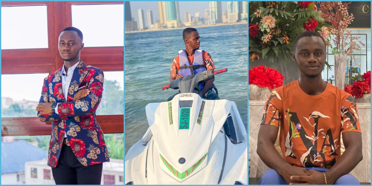 Young Ghanaian Graduates From KNUST, Travels To Dubai To Celebrate Graduation