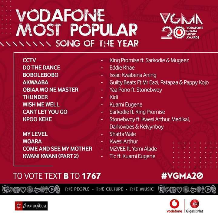 Full list of 2019 VGMA nominees