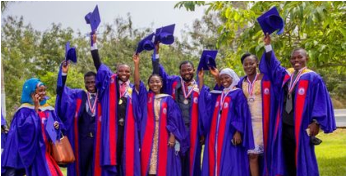 12 UEW students who formed one study group graduate with first-class together