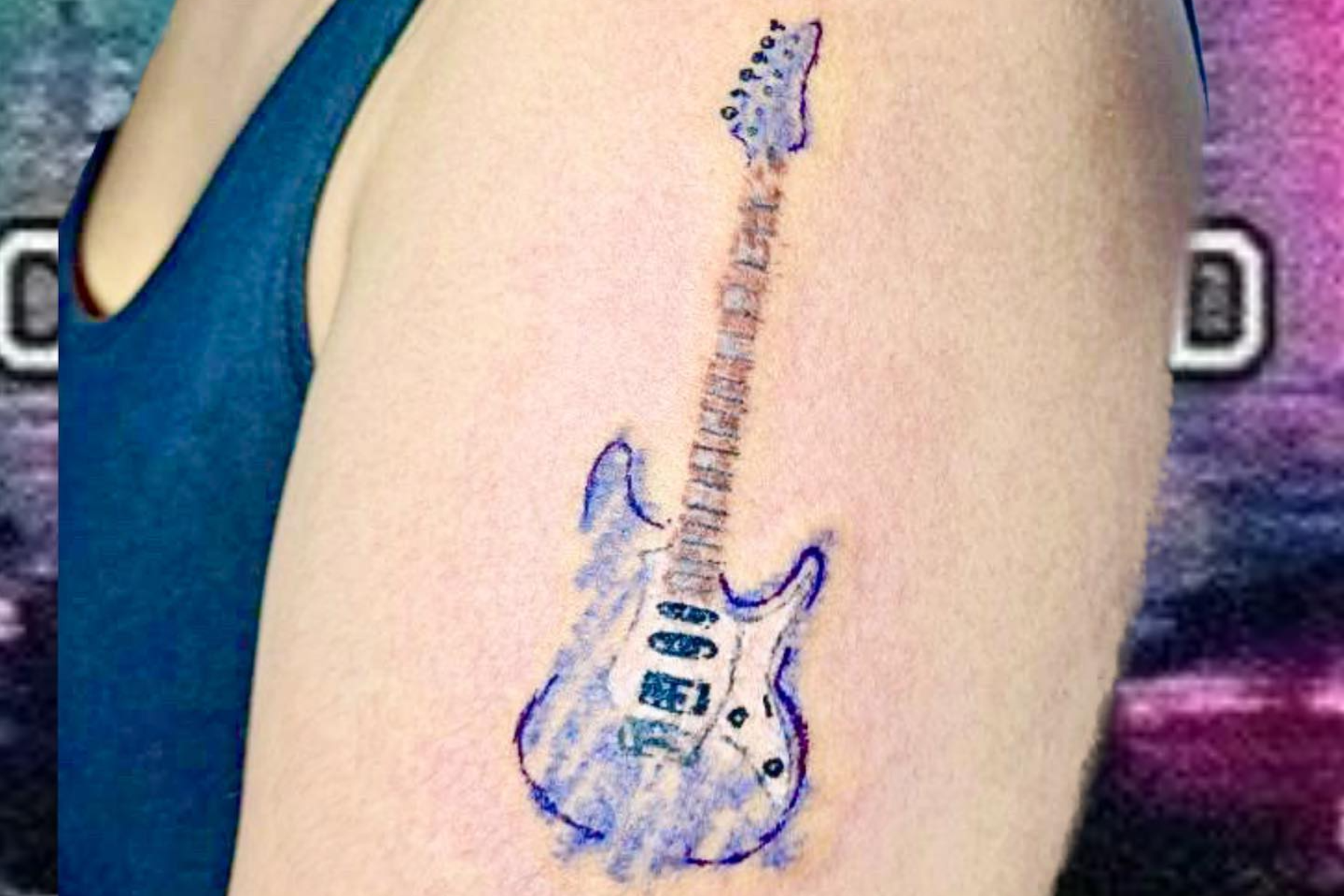 Got a new tattoo. Now I can a play solo over any and all chord progressions  and genres without feeling lost. : r/guitarcirclejerk
