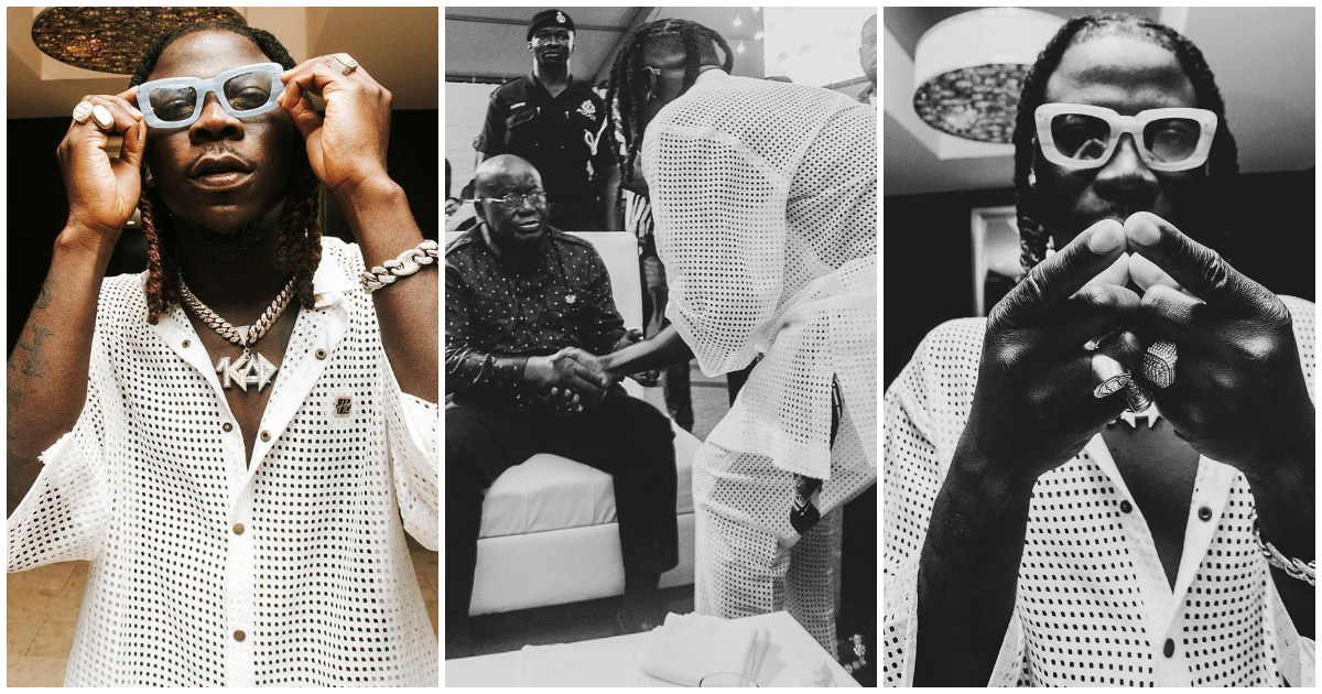 Stonebwoy Shares Photos from Global Citizen Festival; Hangs Out with H.E Nana Akufo-Addo, Tiwa Savage, Oxlade