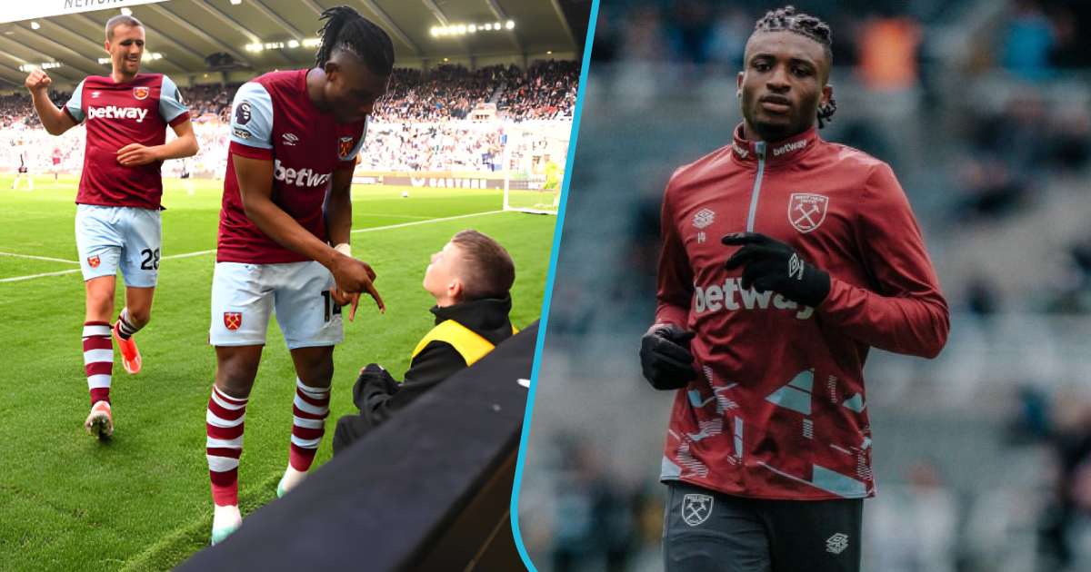 Kudus: Video of Newcastle boy refusing footballer seat for celebration spurs reactions: “We go catch am”