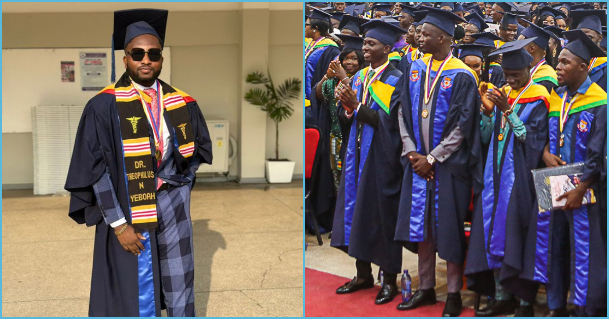 Photo of Theophilus Yeboah and UCC graduates