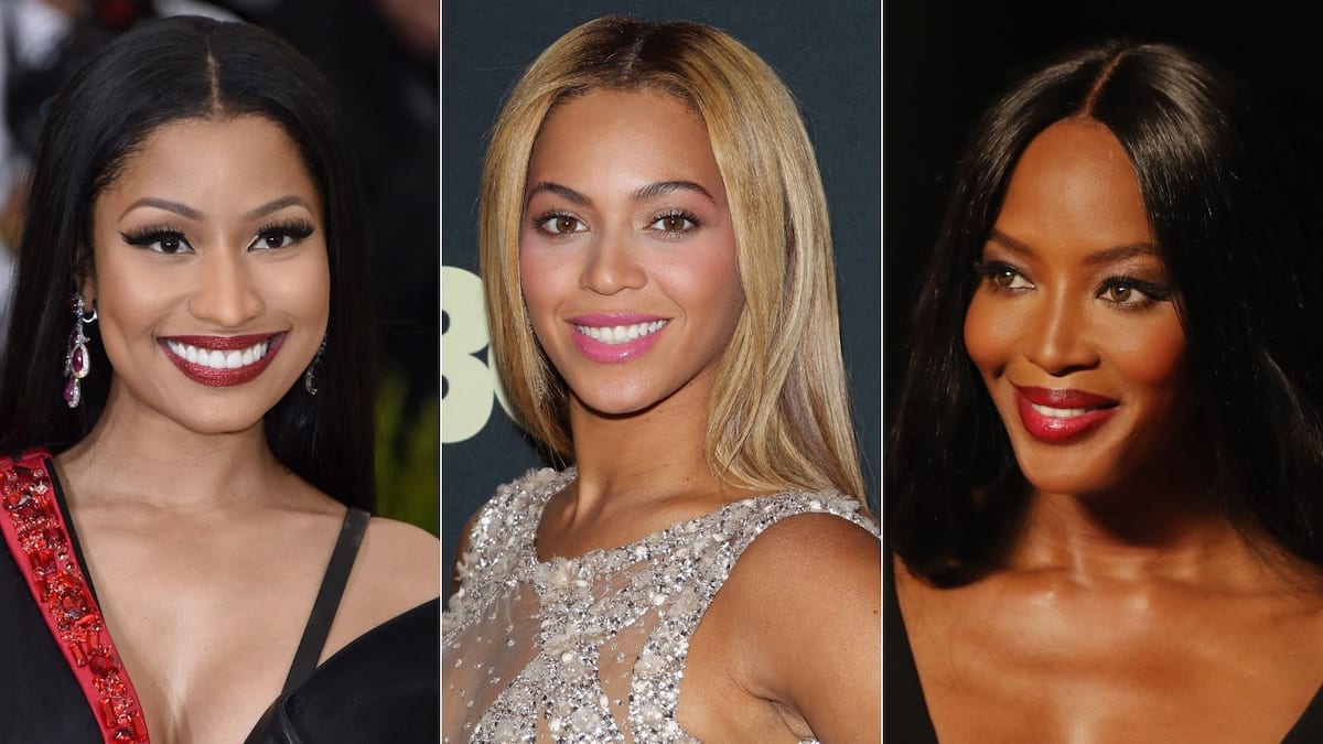Beyoncé, Nicki Minaj, Naomi Campbell