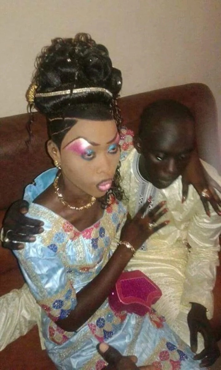 Liberian man bride’s makeup set internet on fire (photos)