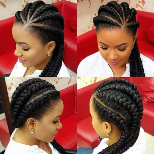 3D Ghana braids